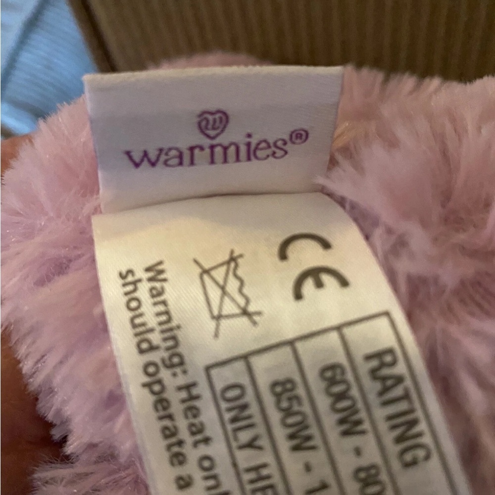 Warmies Purple Plush Hippo Toy - Picture 11 of 16